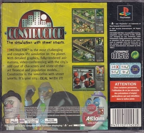Constructor - PS1 (B Grade) (Genbrug)